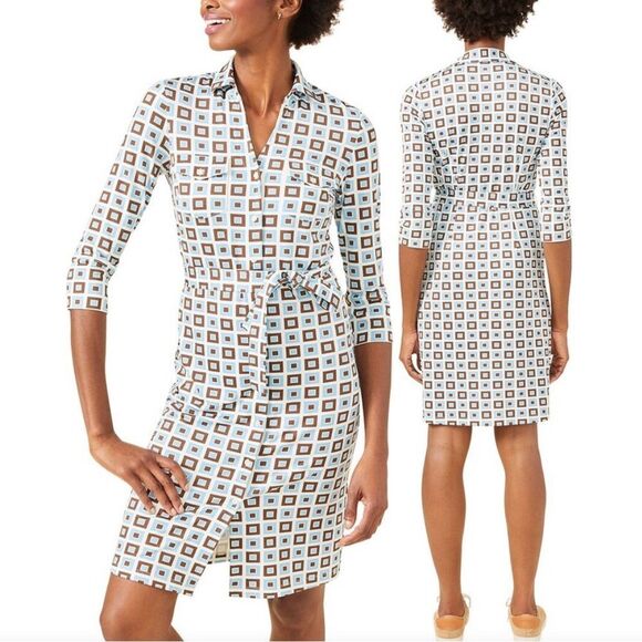 J.MCLAUGHLIN BRYNN DRESS IN BOXAGON NWOT SIZE S - Picture 1 of 9
